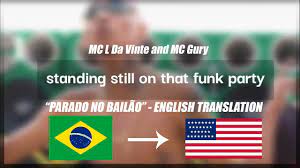 Mc L Da Vinte And Mc Gury Parado No Bailao English Translation Subtitles Neymar Music Youtube