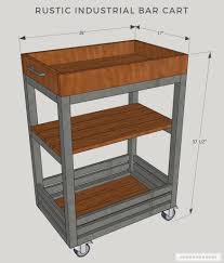 Total cost for this bar: Build An Easy Diy Bar Cart For Your Next Holiday Party Building Strong