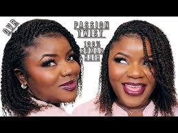 100 % Human Hair Passion Twist Install Ft. QVR