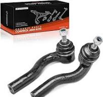 A-Premium 2 x Front Outer Tie Rod End Compatible with Fiat 500 2012 2013 2014