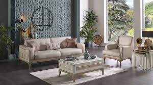 Gri ve pembe renklerin hakim olduğu elita koltuk takımında orta sehpa kullanımı da bellona markasına ait koltuk takımlarından birisi de sementa koltuk modelidir. Vilza Koltuk Takimi Bellona Mobilya