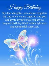 With those son's printable cards and daughter's printable cards you can express your love for them. Magical Butterfly Happy Birthday Card For Daughter Birthday Greeting Cards By Davia Birthday Wishes For Daughter Birthday Quotes For Daughter Birthday Greetings For Daughter