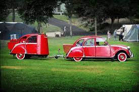 2 And A Half Cv Vintage Travel Trailers Car Trailer Vintage Trailers
