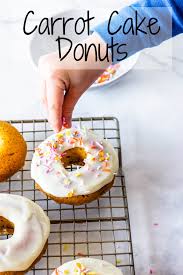 Carrot Cake Donuts In 2020 Cake Donuts Carrot Cake Donut Calories