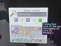 Mending (i) mending will help you repair your rod when you gain any experience while having the fishing rod equipped. Minecraft God Fishing Rod Off 77 Welcome To Buy