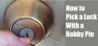 How To Pick A Key Lock With A Bobby Pin How To Pick A Lock With A Bobby Pin The Prepared Page Bobby Pins Lock Lock Picking Tools