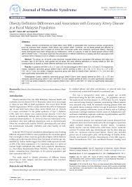 In malaysia, the prevalence of overweight and obesity (>18 years old) is escalating with 16.6 this study highlights the serious rise in obesity prevalent which deem the health system into. 2