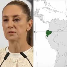 Claudia Sheinbaum señaló que México no restablecerá relaciones diplomáticas  con Ecuador mientras Daniel Noboa continúe siendo el presidente de esa  nación!!!