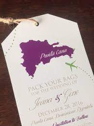 Destination Wedding Invitation Save The Date Luggage Tag Etsy Destination Wedding Invitations Wedding Invitations Wedding Saving