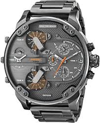 Amazon Com Diesel Men S Dz7315 The Daddies Series Mr Daddy Stainless Steel Watch Diesel Watches Diesel Watch Watches For Men Wristwatch Men