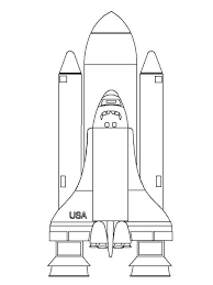 To make the fuselage of the shuttle you'll need to shape out the polystyrene in shape of the shuttle with a sandpaper.now this could be a little tough.the second thing is to make the wings and then attach them to the body with glue. Nasa Space Shuttle In Lineart Coloring Page Kids Play Color