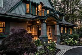Nash custom homes is a family owned construction company out of federal way, wa. Dream House On The Lake Klassisch Eingang Sonstige Von Yfi Custom Homes Houzz