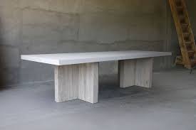 Concrete And Reclaimed Elm Table Clubcu Concrete Dining Table Stone Top Dining Table Stone Dining Table