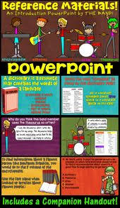Reference Materials Powerpoint 112 Slides Thesaurus Dictionary Atlas Almanac And Encyclopedia Dictionary Skills Word Reference Library Lesson Plans