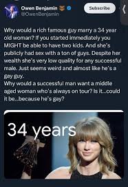 Taylor Swift is low quality. 🙄 And youre gay if youd date her. :  rTheRightCantMeme