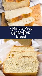 7 Minute Prep Crock Pot Bread Video Homemade Bread Easy Crock Pot Bread Bread Recipes Homemade