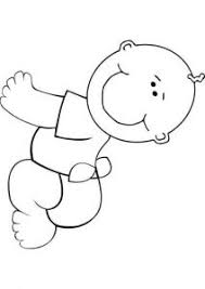 Easy Baby Coloring Page Baby Coloring Pages Free Printable Coloring Pages Printable Coloring Pages