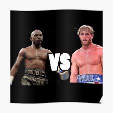 Floyd money mayweather jr vs. Logan Paul Boxing Posters Redbubble