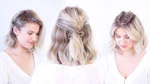 But ambidextrous with a abbreviating aerial is abundant harder. Super Cute Hairstyles For Short Hair Youtube