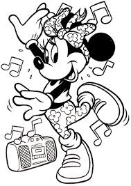 Dibujos De Minnie Para Colorear