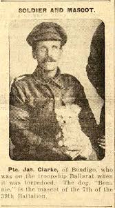Wwi 7 May 1917 Pt Clarke Who Was On The Troopship Ballarat When It Was Torpedoed The Bendigo Independent Vic Wwi Military Personnel Photo Journal