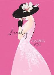 Elegant Happy Birthday Pictures For Women Debbie Edwards Fashion Illustration Female Birthday Wife Girlfriend Anniversary Lady In Pi Elegance Quotes Fashion Quotes Inspirational Audrey Hepburn Print