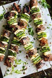 Sugar Grilled Beef And Asparagus Kebabs Recipe Bbq Recipes Kebab Recipes Beef Recipes