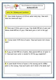 Measurement Of Capacity Word Problems On Litres And Millilitres Worksheet Word Problem Worksheets 3rd Grade Math Worksheets Measurement Worksheets