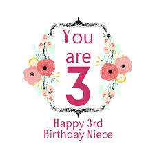 3rd birthday wishes for your niece. Free Printable Happy 3rd Birthday Niece Queentulip