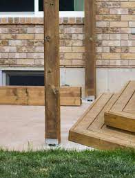 Take The Indoors Outside Build A Covered Patio This Step By Step Post Will Show You How To Build A Quot Lean T Diy Patio Cover Building A Patio Patio Steps