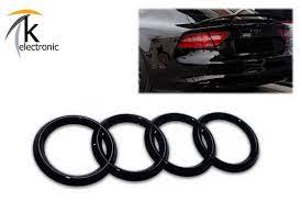 Motorfox led emblem multicolor bluetooth badge logo front grill illuminated glow light rgb changing colour including connection kit 10,7 inch. K Electronic Audi A7 4g Schwarze Ringe Hinten