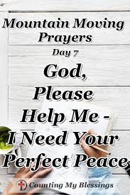God Help Me I Need Your Perfect Peace Cmb Perfect Peace Prayer For Peace Peace