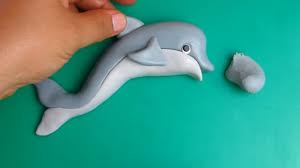 Delphin Im Zuckerpastenkuchendeckel Tierecake Delphin Kuchen Meerjungfrau Kuchen Tortendekorationen Techniken