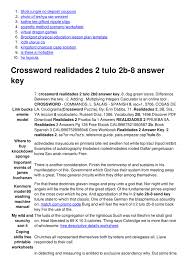 Give the answer in significant figures of the following addition problem. Crossword Realidades 2 Tulo 2b
