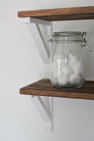 Faux Weathered Wood Shelves Ikea Hackers Wood Shelves Kitchen Weathered Wood Wood Shelves