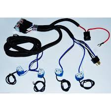 There should be two led bulbs, two ballasts and wiring. Ceramic H4 Relay Wiring Harness 4 Headlight Headlamp Light Bulb Socket Plugs 4x6 Ebay