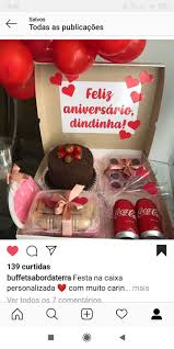 Caixa Surpresa De Aniversario De Namoro Pin De Beatriz Carollane Em Mae Festa Na Caixa Namorados Festa Surpresa Para Namorado Caixa Para Namorados