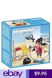 Playmobil 5578 Fitness Room New Factory Sealed Playmobil Workout Rooms City Life