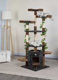However, with large cats, it's essential to choose a tree that can. Go Pet Club 67 In Forest With Leaves Cat Tree Blue Brown Chewy Com