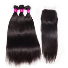 2021 fashion color hair · unice spring season sale Peruvian Straight Hair 3 Bundles With Closure Evan Hair 10a Grade Best Straight Hair Virgin Human Hair Bundles Evan Hair