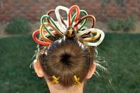 Princess Piggies Thanksgiving Hair Wacky Hair Wacky Hair Days