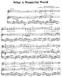 Louis Armstrong What A Wonderful World Free Mp3 Download What A Wonderful World Louis Armstrong Free Sheet Music