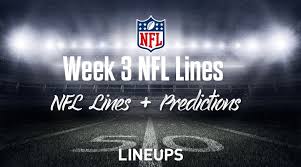 Opening spreads for every week 2 nfl game. Nfl Week 3 Lines Predictions Free Betting Picks