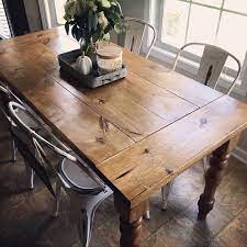Unfinished Cottage Farmhouse Dining Table Legs Turned Wood Legs Design 59 Inc Farmhouse Dining Rustic Kitchen Tables Dining Table