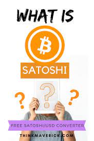 What Is Satoshi Convert Satoshi To Btc Usd Eur And Other Currencies Thinkmaverick My Personal Journey Through Entrepreneurship Bitcoin Transaction Investing In Cryptocurrency Converter