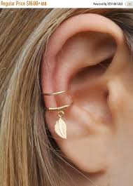 double wrap cuff manchette d oreille de feuille etsy leaf ear cuffs ear cuff ear jewelry