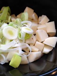 Put leeks, potatoes and butter into. Potato And Leek Soup In The Slow Cooker Leek Soup Recipe Jill Castle