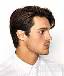 Saint Algue Mittel Braun Mannlich Gerade Seitenscheitel Herren Haarschnitt Frisuren Hairstyle Haare Manner Herren Haarschnitt Mittellange Haare Frisuren Manner