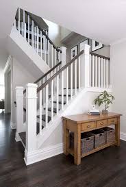 55 Awesome Farmhouse Entryway Decorating Ideas In 2020 Interior Stair Railing Interior Stairs Staircase Makeover