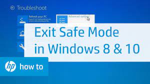 Check the safe boot box and click ok and your computer will boot into safe mode next time it restarts. Exit Safe Mode In Windows 10 And 8 Hp Computers Hpsupport Youtube